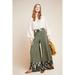 Anthropologie Pants & Jumpsuits | Farm Rio Anthropologie Amie Knit Wide-Leg Pants | Color: Green/Pink | Size: Xs