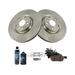 2015-2020 Ford Edge Front Brake Pad and Rotor Kit - TRQ BKA27417