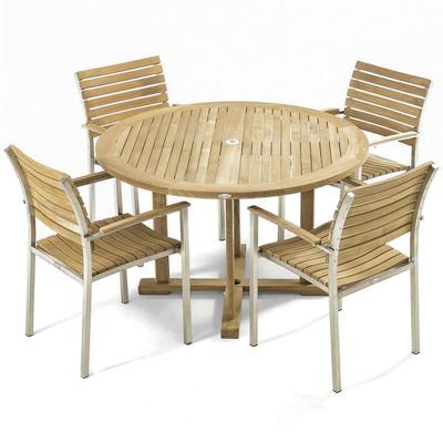 4FT Vogue Teak Armchair Set