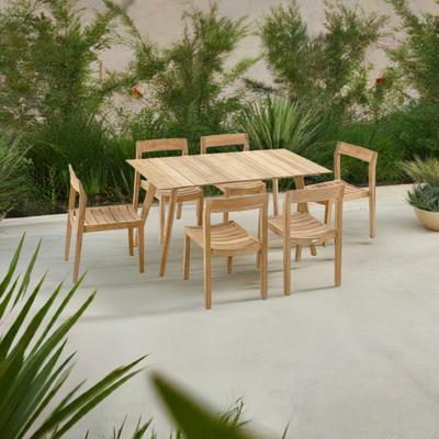 7 piece Surf Horizon Teak Outdoor Furniture Set