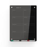 Audio-Visual Direct Magnetic Wall Mounted Glass Board, 18" x 24" Glass | 18 H x 0.15 W x 0.15 D in | Wayfair GBPA4560-MWAT