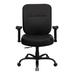 Inbox Zero Big & Tall 400 lb. Rated High Back Executive Swivel Ergonomic Office Chair w/ Rectangular Back Upholstered/Mesh/Metal in Black | Wayfair