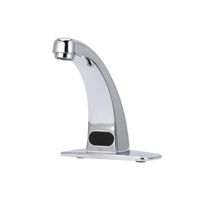 Zurn Industries Z6913-XL-CP4-E-MV Deck Mount Sensor Faucet w/ 1.5 gpm Aerator & Temperature Mixing Valve - Chrome