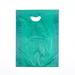 LK Packaging CH18TG Merchandise Bag w/ Handle - 12" x 18", 0.7 mil HDPE, Teal Green