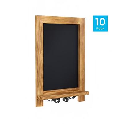Flash Furniture 10-HFKHD-GDIS-CRE8-122315-GG Chalkboard Sign w/ Legs - 10 Pack, 9 1/2