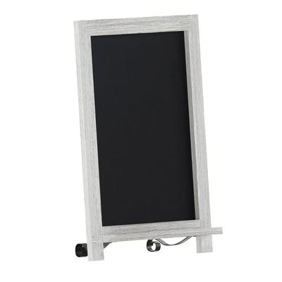 Flash Furniture HFKHD-GDIS-CRE8-522315-GG Chalkboard Sign w/ Legs - 12"W x 17"H, Pine Wood Frame, White, White Pine Wood