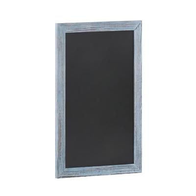 Flash Furniture HGWA-GDIS-CRE8-262315-GG Wall Mount Chalkboard Sign - 20"W x 30"H, Pine Wood Frame, Rustic Blue