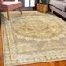 Brown/Gray 48.03 x 66.93 x 1.18 in Area Rug - Charlton Home® Vintage Decorative Rug, Weathered Style Print Of Medallion Ornaments & Bohemian Flourishes | Wayfair