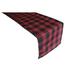 Gracie Oaks Pande Checkered Table Runner Polyester in Black | 108" x 14" | Wayfair B9446663256A4C6599B9B3EFDF17CD24