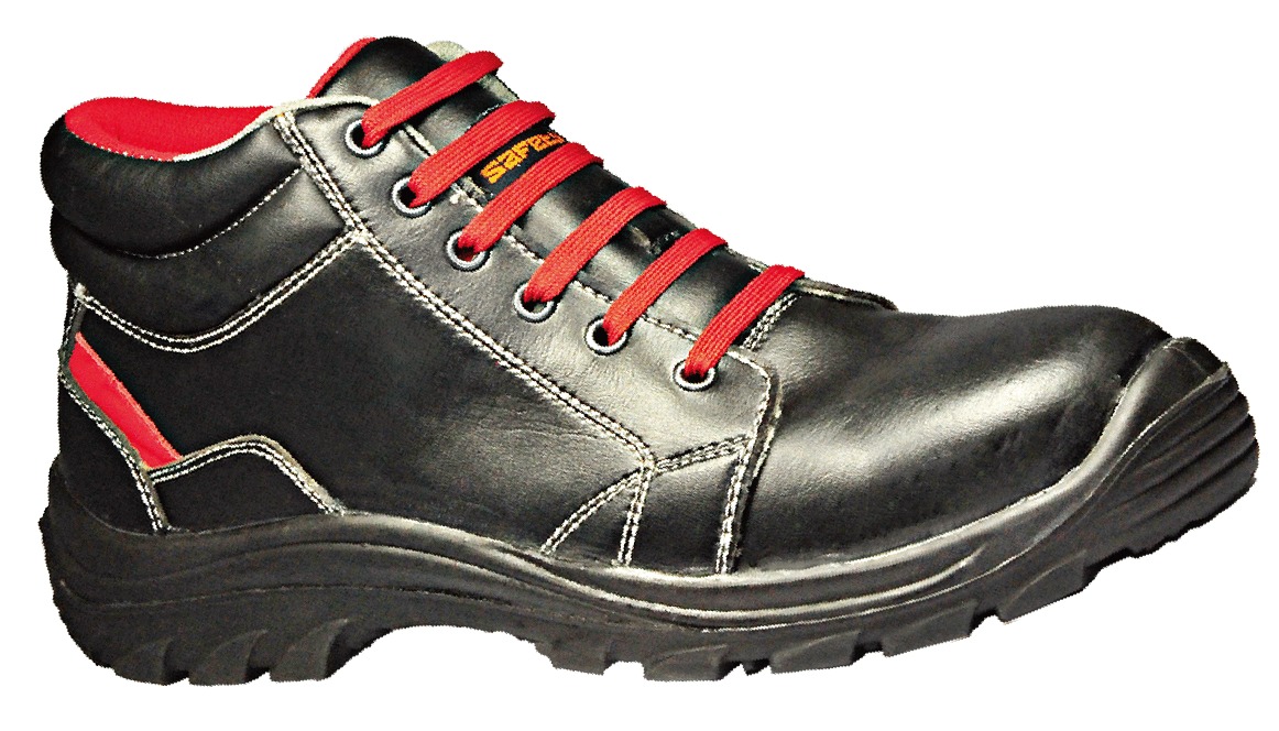 Baskets haute JANUS S3 SRC PU1D 0 % métal noir/rouge P47 TEC SAFETY CHA3A0909-47