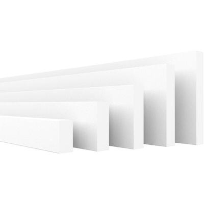 Flachleisten Profil Stuckleisten Wandtäfelung Wand und Deckenrahmen aus xps Styropor: 10.2 Meter / Image