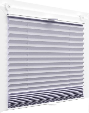 Plissee Faltrollo inkl. Klemmträger schoko braun 95x100 cm Jalousie Image