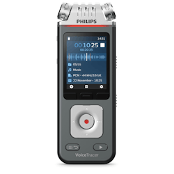 Philips Voice Tracer DVT7110/00 Diktiergerät Flash card Anthrazit, Chrom Image