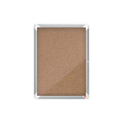 nobo Schaukasten, Kork-Rückwand, Innenbereich, 4 x DIN A4 Image