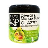 Elasta Qp Olive and Mango Butter Glaze Conditioning Shining Gel 6 Oz. Pack of 6