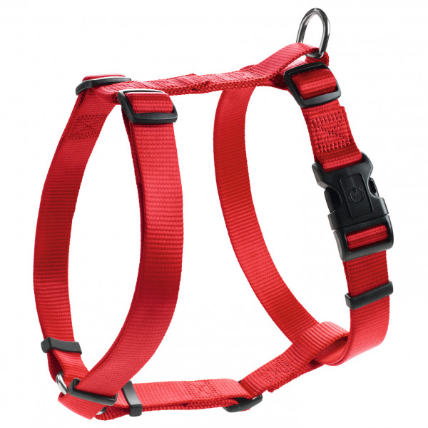 Hunter - Geschirr Ecco Sport VR - Hundegeschirr Gr Hals 30-45 cm, Bauch 33-54 cm - Breite 1,5 cm rot