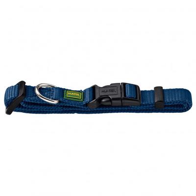 Hunter - Halsung VB - Hundehalsband Gr Halsumfang 22-35 cm - Breite 1,0 cm blau