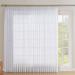 Colyton Semi Sheer Pinch Pleat Patio Panel 96 x 84, 96 x 84, White