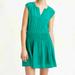 J. Crew Dresses | J Crew Smocked Waist Silk Dress | Color: Green | Size: 0