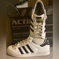 Adidas Shoes | Classic Adidas Originals Superstar Men's Shoes (C77124) - White/Black - Size 8.5 | Color: Black/White | Size: 8.5