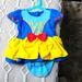 Disney Costumes | Baby Disney Snow White Outfit | Color: Blue/Red | Size: Osbb
