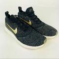 Nike Shoes | Nike Air Max Thea Ultra Fly Knit Running Shoe 10.5 | Color: Black/Gold | Size: 10.5