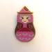 Disney Accessories | Disney Pin Flora Sleeping Beauty Pink Fairy Le Mystery Box Series Nesting Dolls | Color: Pink | Size: About 1 1/4” X 3/4”