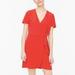 J. Crew Dresses | Jcrew Wrap Dress Nwt | Color: Red | Size: M