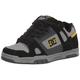 DC Shoes Men's Stag Grey/Black/Yellow Low Top Sneaker Shoes 11