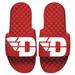 Men's ISlide Red Dayton Flyers Blown Up Logo Slide Sandals