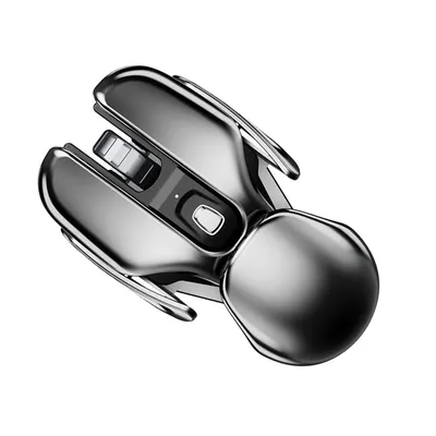 Souris sans fil ergonomique récepteur en métal étanche aluminium souris de jeu légères