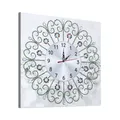 Analyste d'horloge murale diamant perceuse partielle 5D montre bricolage point de croix