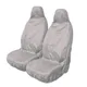 Housses de siège avant universelles pour voiture protections en nylon rapDuty imperméables gris