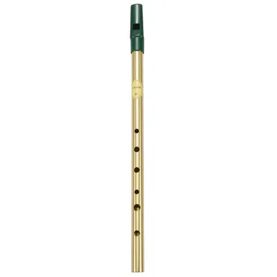 Flûte à sifflet irlandais en laiton clarinette en étain Instrument de musique en métal pour