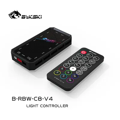 Bykski B-RBW-C8 8 + 4 canaux 5v 3pin RBW LED Télécommande