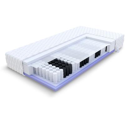 FDM - Matratze 100x200 Taschenfederkern 7 Zonen H3 H4 kepler Höhe 20 cm Jersey Bezug Image