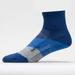 Feetures Elite Ultra Light Quarter Socks Socks Buckle Up Blue