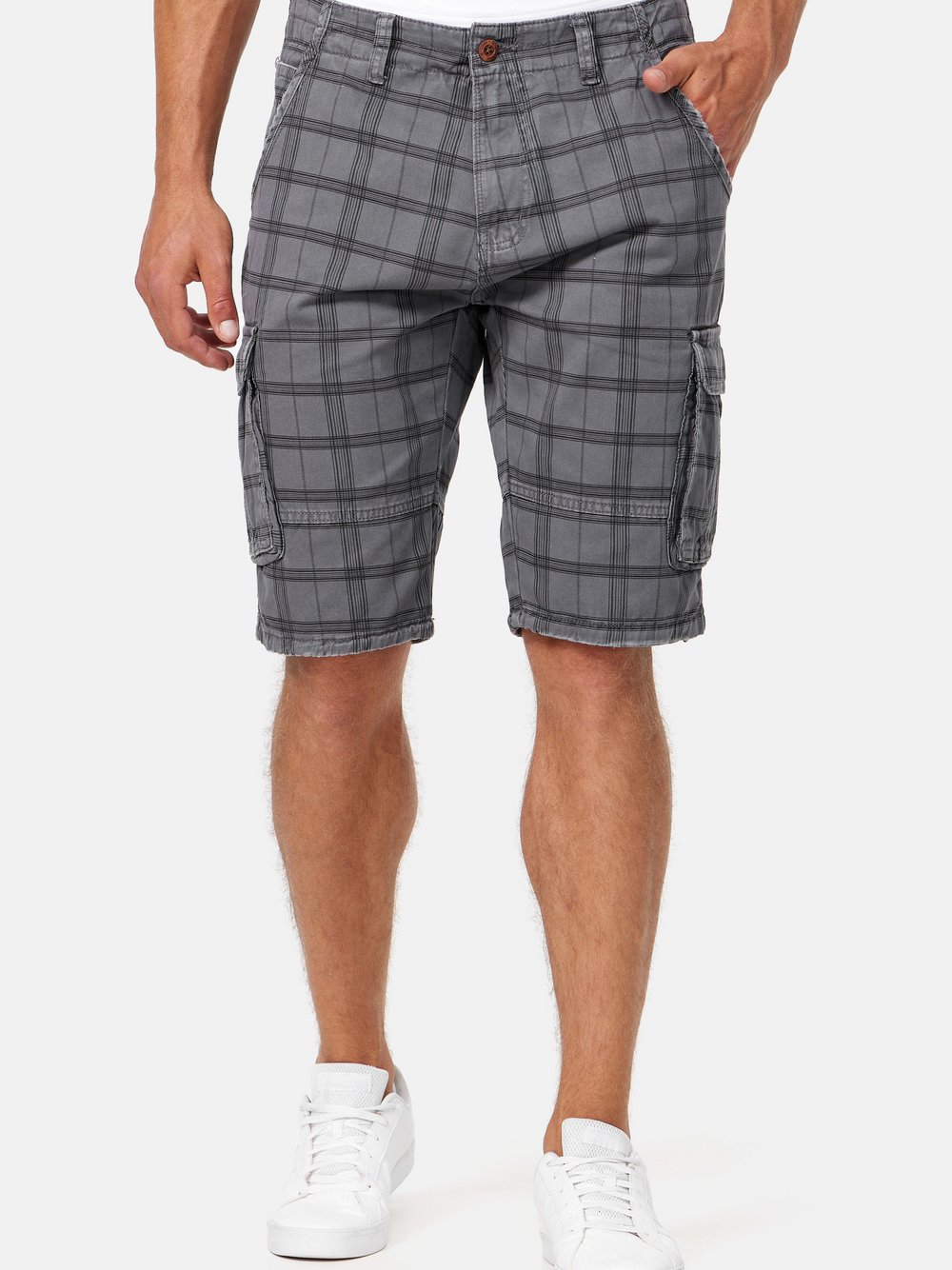 Indicode Shorts Cargo Herren anthrazit, XL Image