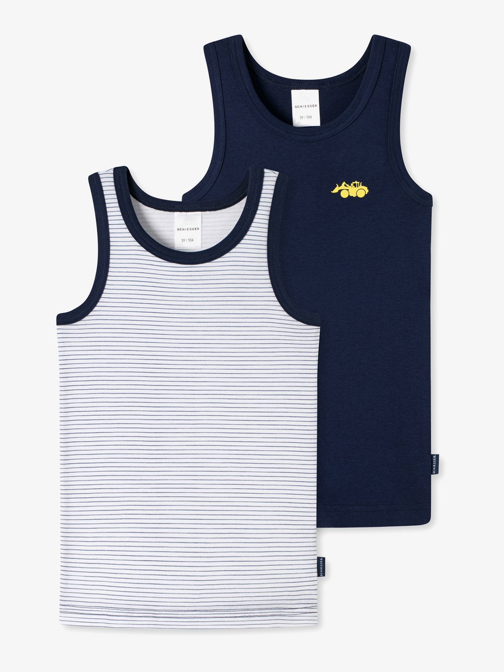 Schiesser Unterhemden Jungen mehrfarbig, 104 Image