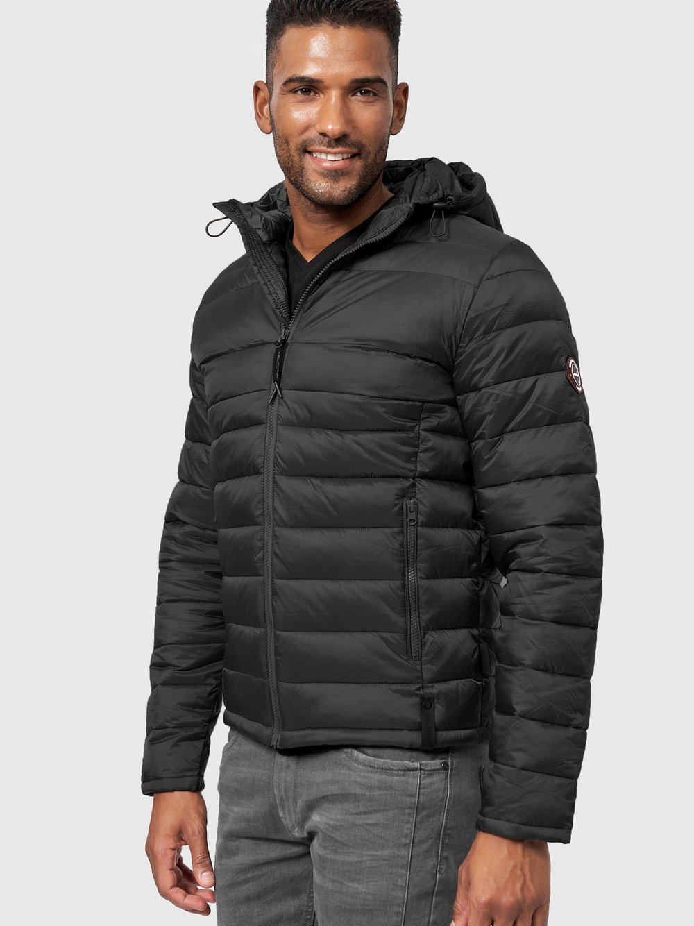 Indicode Jacke Herren schwarz, L