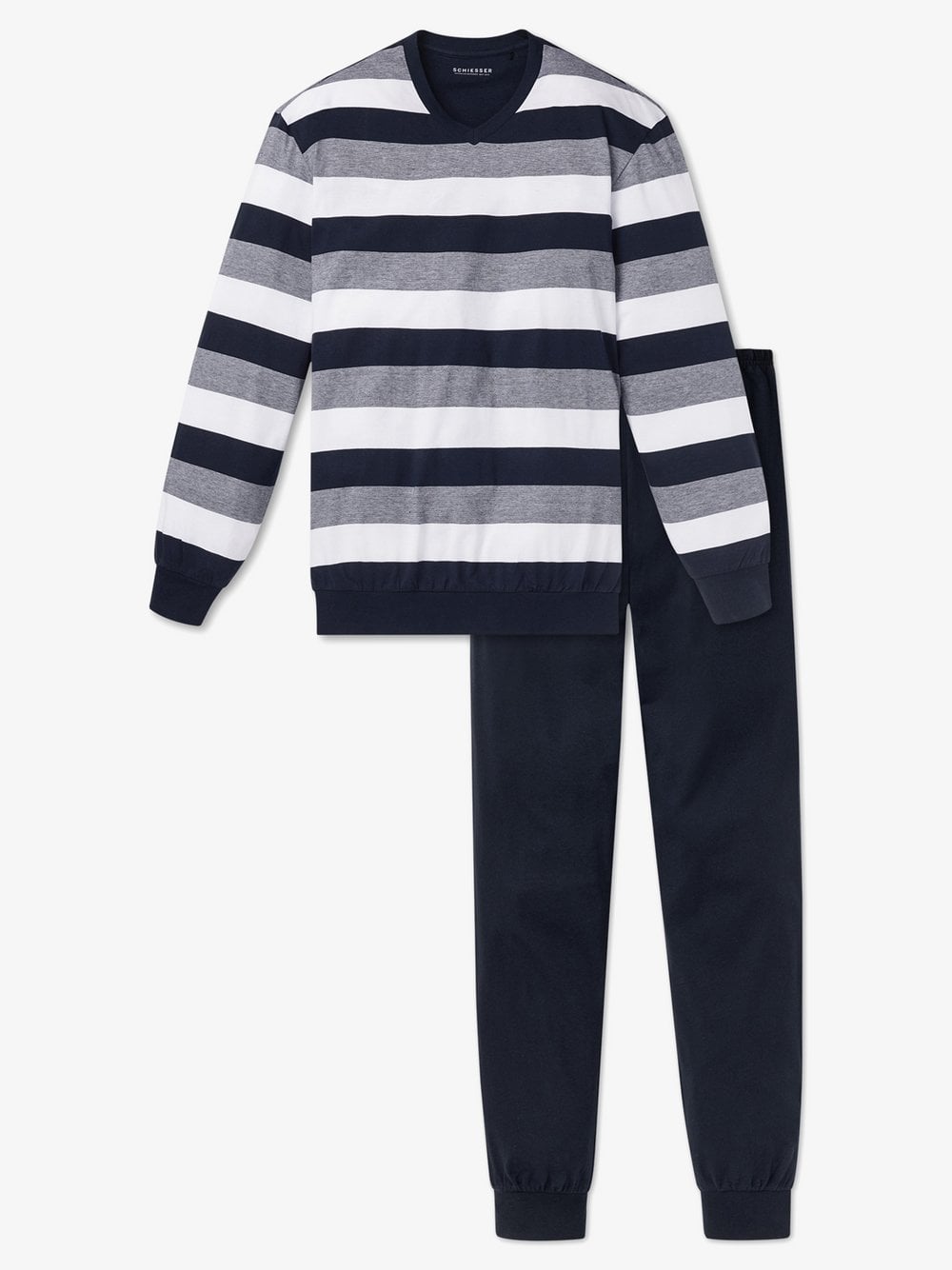 Schiesser Pyjama Herren marine, 52 Image