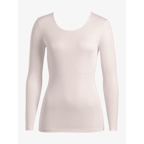 Hanro Longsleeve Damen vanille, M