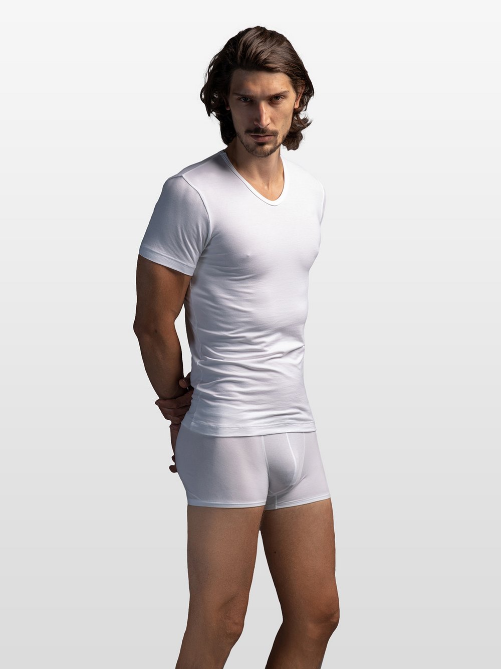 Olaf Benz Retro Boxer Herren weiß, M Image