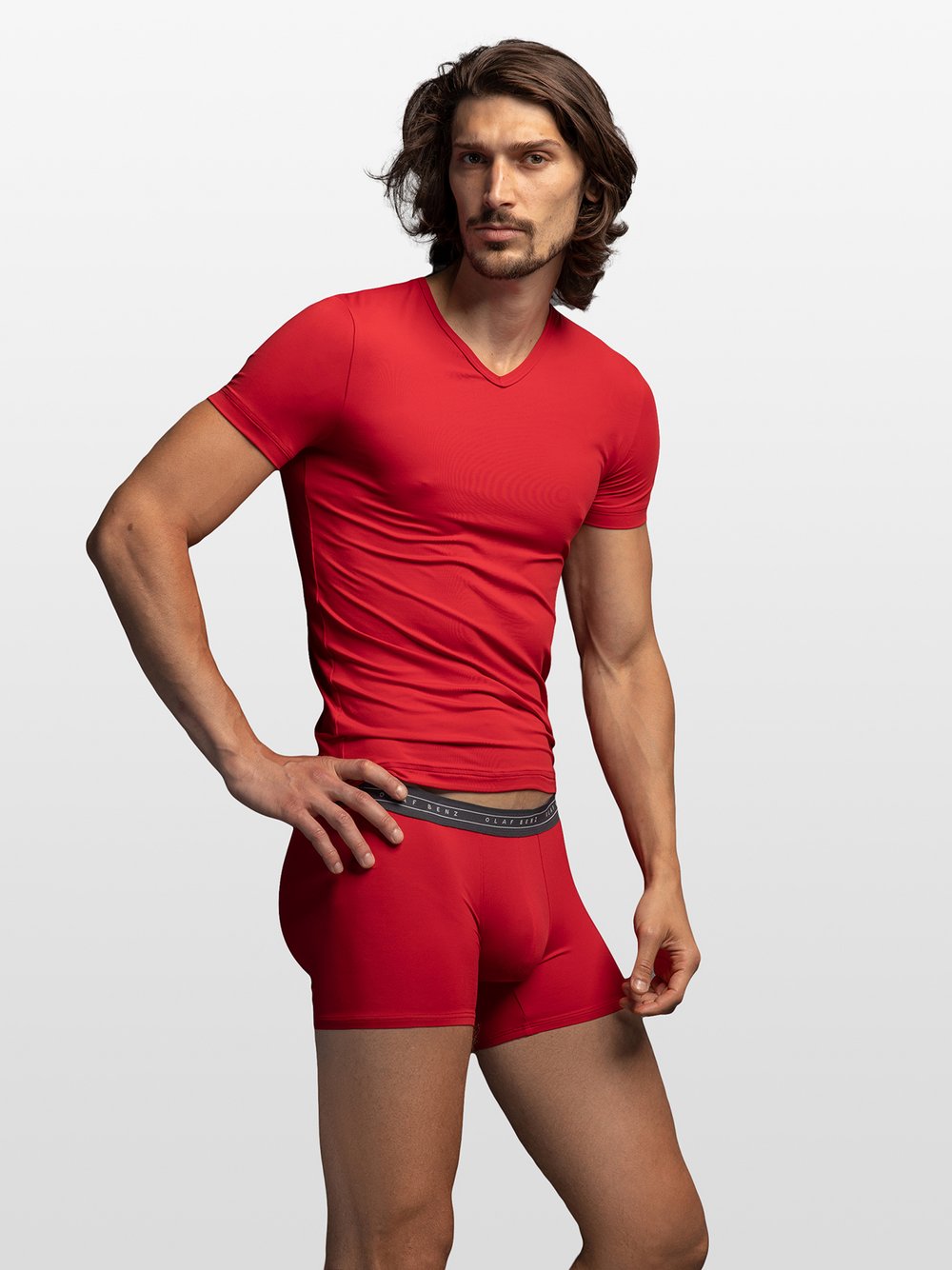 Olaf Benz T-Shirt Herren rot, S Image