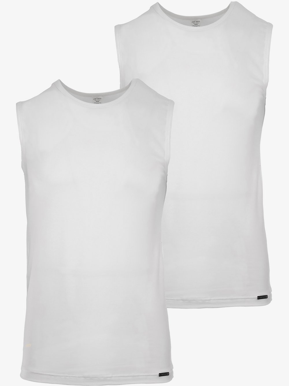 Olaf Benz 2-Pack Collegeshirt Herren weiß, XXL Image