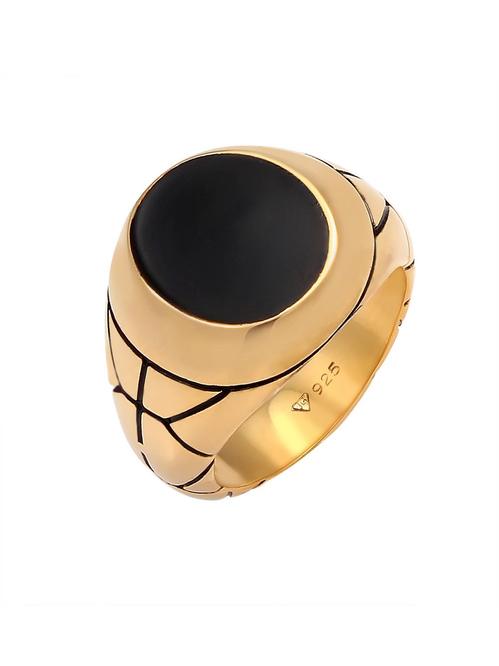 KUZZOI Ring Herren gold, 56 Image