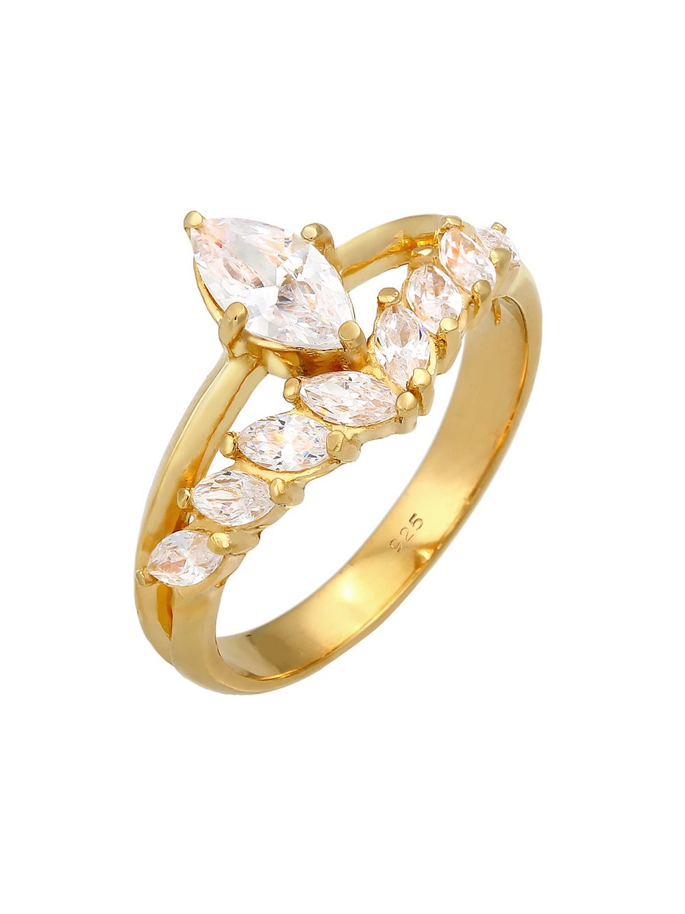 Elli PREMIUM Ring Damen gold, 54 Image