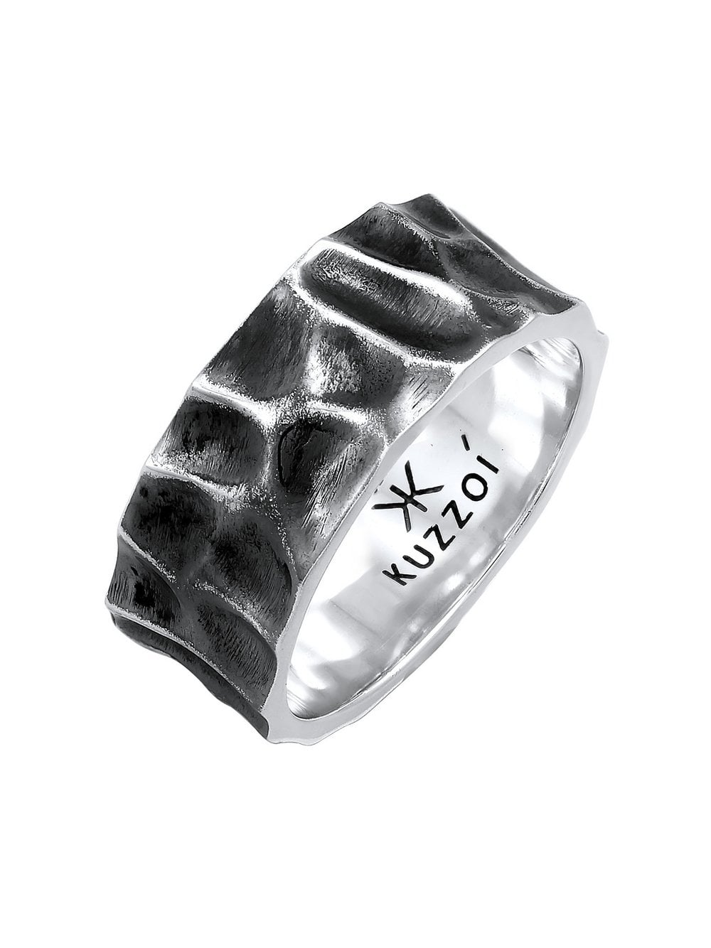 KUZZOI Ring Herren silber, 60 Image