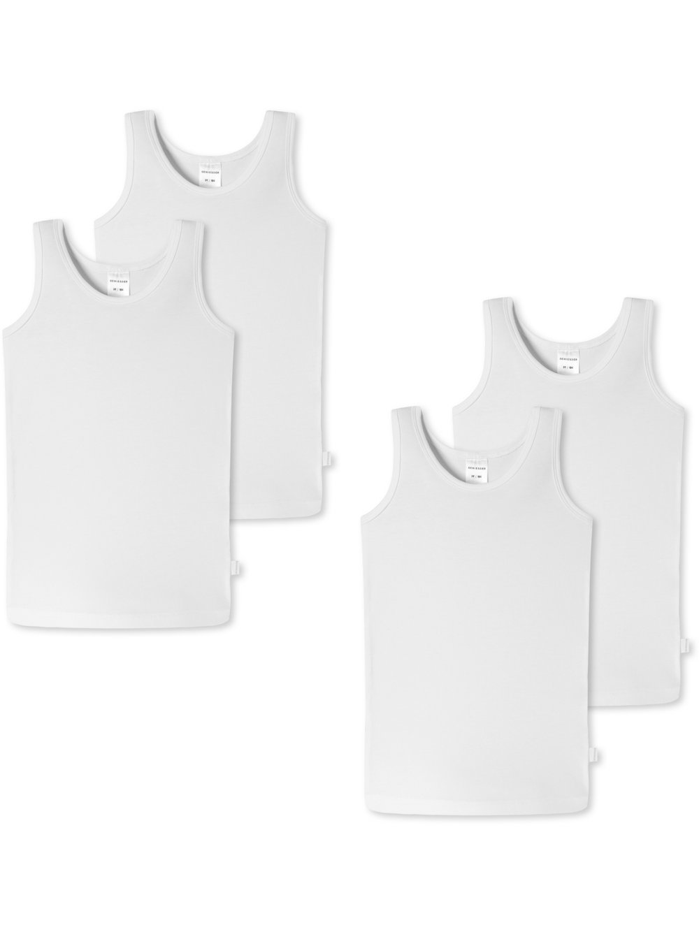 Schiesser Unterhemd Mädchen weiß, 140 Image