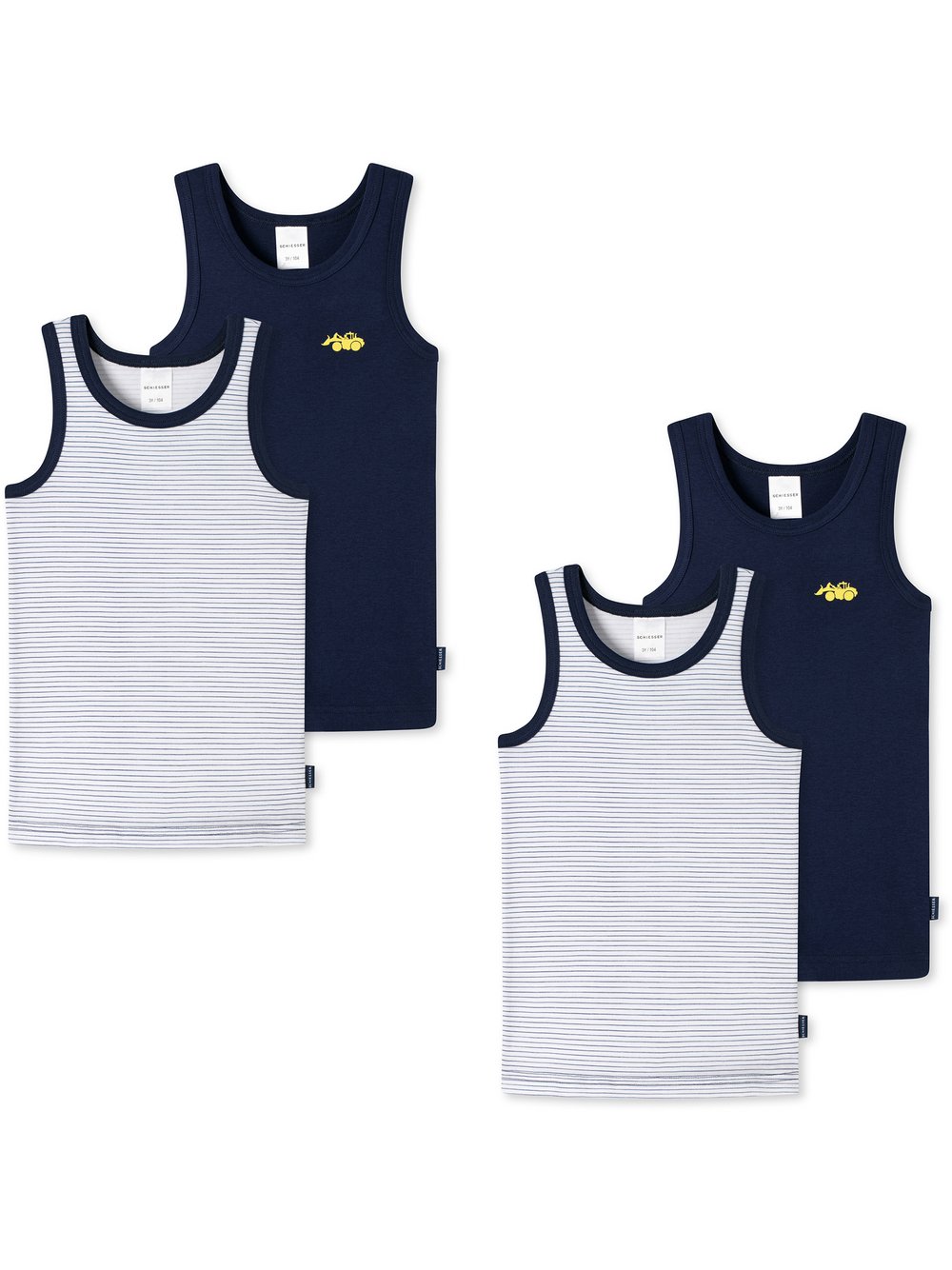 Schiesser Unterhemd Jungen weiß, 92 Image